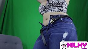 Super busty peruvian beauty rides cock raw on street condom fails beautifully