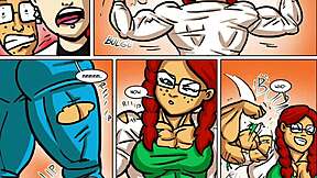 Zoie Challenges Emily in Epic Female Muscle Growth Showdown