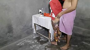 Owner brutally fucks Indian milf maid's tight ass with monster cock real Hindi