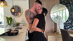 Salome Gil bent over for Spanish friend's huge cock doggystyle pounding part 1