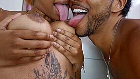 My cousin caught me bathing and joined me in the shower for young homemade fun