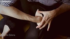 Petite Slut Gapes Huge from Deep Anal Fisting in Tight Dress