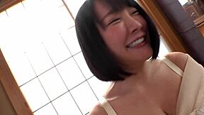 Busty Japanese Milf Teases Hard