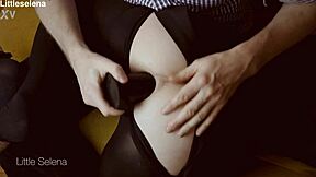 Petite Slut Gapes Huge from Deep Anal Fisting in Tight Dress