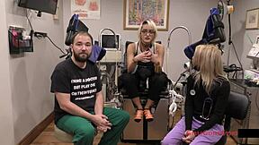 channy crossfire's intense anal physical exam up close