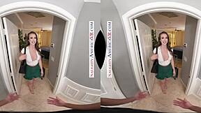 Mandy Waters Deepthroats Boyfriend's Son in Heels