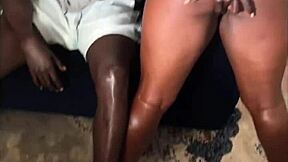 imagine fingering that curvy ebony maid's fat belly ass