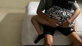 wanna see this cute latina's first homemade fuck after movie?