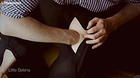 Petite Slut Gapes Huge from Deep Anal Fisting in Tight Dress