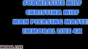 Christina's Juicy Ass Slapped Hard in Squirting Orgy with Porno Dan