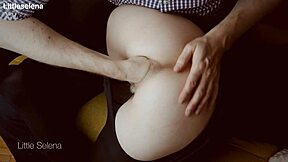 Petite Slut Gapes Huge from Deep Anal Fisting in Tight Dress