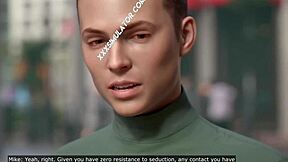 Slut Wife Anal Creampie in Front of Husband Cheat Animation