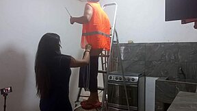 hey builder did you see how i seduced you sucked your cock then you fucked me standing?