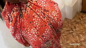 damn friends wife pretty big tits bounce hard in standing doggystyle pov fuck