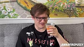 Screaming Skinny Young Babe Fucked Hard by Man on Magic Pill