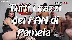Pamela's Fan Orgy Swaps Cum in Wild Romanian Gangbang!