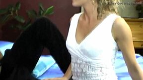 skinny ebony babe with small tits slurps black cock in horny interracial blowjob sex