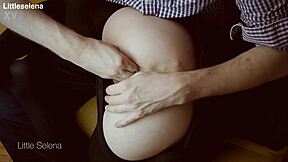 Petite Slut Gapes Huge from Deep Anal Fisting in Tight Dress