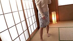 Busty Japanese Milf Teases Hard