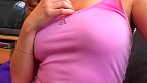 Blonde milf maid gets her hairy pussy pounded hard in living room 😈💦