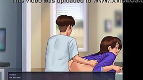 i cummed deep inside my stepmother's shaved pussy in missionary