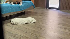 i catch big ass stepdaughter dildo fucking her tight hole in uniform and cum hard?