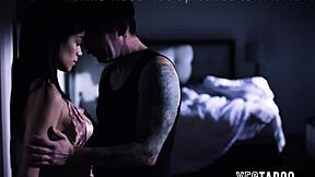 big tits latina teen lets desperate stepdad pound her tight pussy doggystyle