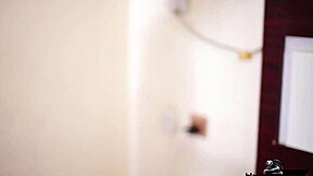 hotel guest gets surprised by massive black cock instead of room service