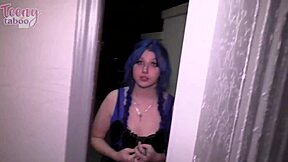 Nympho Xoe Grimm deepthroats Seth Brogan creampie to keep babysitter job