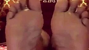 Whoa, Check Out My Step Sister-in-Law's Tempting Ebony Feet!