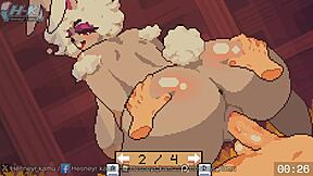 Big Ass Bunny Takes Sloppy Monster Cock Vaginal Pounding