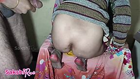 Boss bends over big tits desi lady worker for hardcore pussy creampie doggystyle