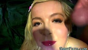 you love this euro slut's face drowning in spunk after blowbang?