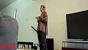 halloween trio with hot argentinian girl gets wild and hardcore