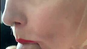 Amateur Milf Girlfriend Moans Sucking Monster Cock Deepthroat Sloppy