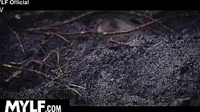 A Million Years Without Sex Explodes into Redhead Milf's Rough Domination and Amazon Orgasm Position with Cum on Tits