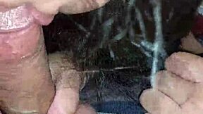 my mouth's wetness lubes his orgasm ride perfectly