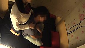 japanese busty schoolgirl gets her secret massage
