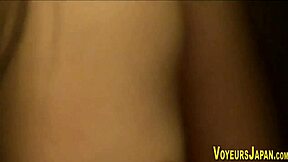 Asian babe fingers sudsy pussy in outdoor shower solo