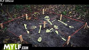 A Million Years Without Sex Explodes into Redhead Milf's Rough Domination and Amazon Orgasm Position with Cum on Tits