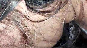 my mouth's wetness lubes his orgasm ride perfectly