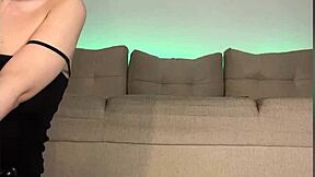 She slides BIG ANAL PLUG deep into her TIGHT ASS while FINGERING wet PUSSY close-up on webcam to intense ORGASM