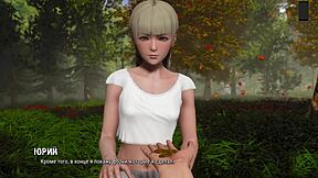 nerdy asian teen ripped clothes cowgirl rides big cock outdoors