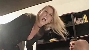 Babysitter milf bride and teen swap cum in cheating threesome