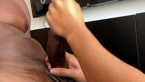 Amateur couple nysdel starts week with oily massage handjob and exotic cock licking