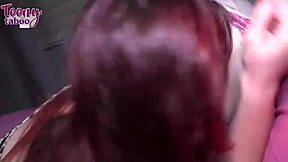 Jenna Fallz fucks stepdad Seth Brogan with nice tits bouncing wildly