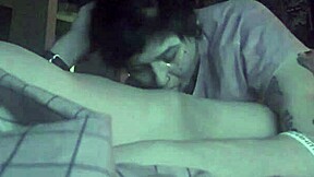 spy cam catches webcam babe's deep blowjob ending in cumshot