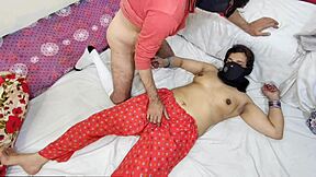 shameless Muslim bhabhi's black pussy craves debor's thick dick in latest raw Indian bareback missionary creampie fuck