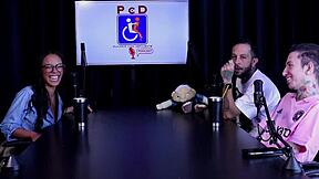 damn that hot morena alice vasconcelos sensually strips showin her huge gorgeous tits after sayin she turns bi when her ass fulla booze on sheer red