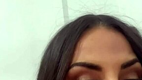 medusa teases with big dildo blowjob, titjob, and intense solo masturbation play